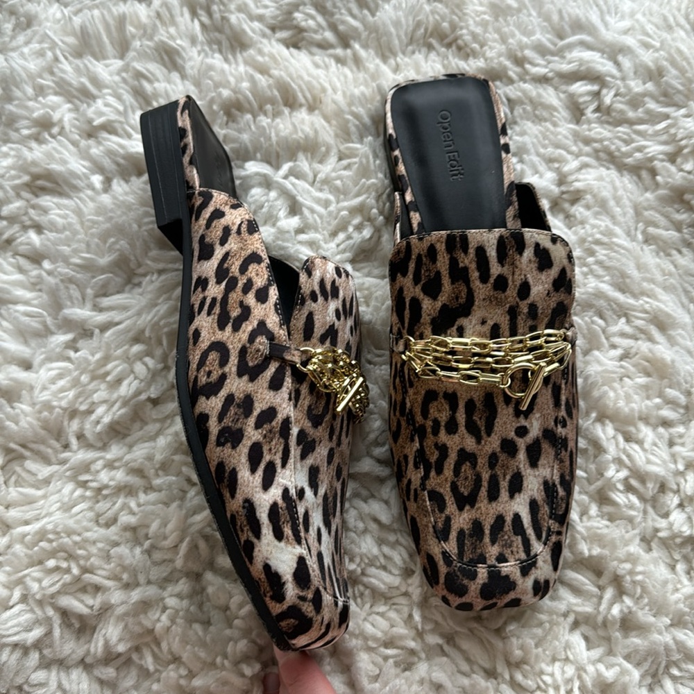 🆕 Open Edit Leopard‎ Print Mule - Picture 2 of 7